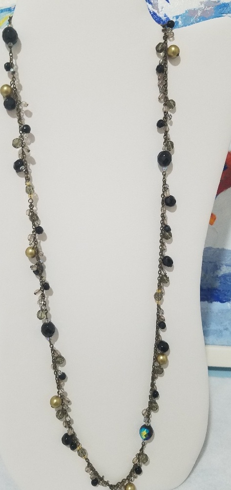 Vintage PD Crown necklace